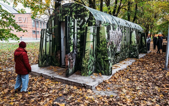 Tallinn unveiled a new street-level civil defense shelter on Juhkentali tänav. October 2026.