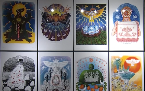 A work from the [‘mobil] Gallery 30 exhibition at Tartu Art Museum.