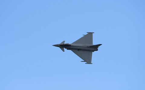Briti &otilde;huj&otilde;udude h&auml;vituslennuk Eurofighter Typhoon