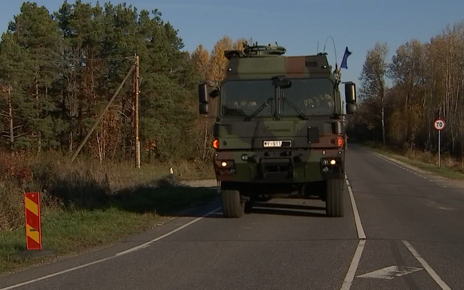 German military practices deploying troops to Estonia