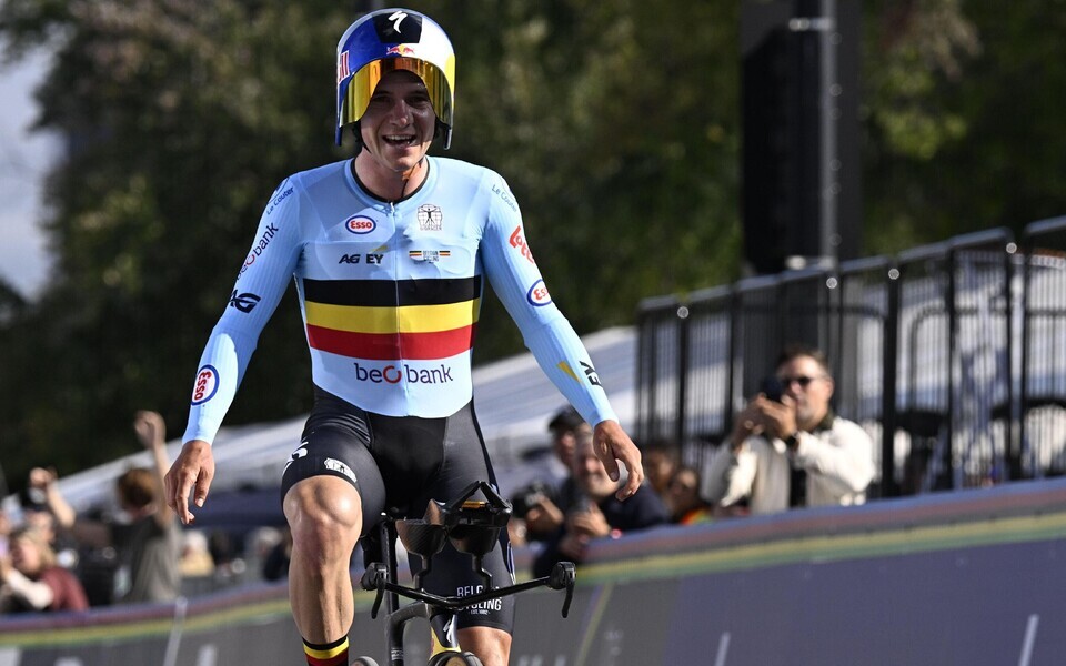 Temposõidu valitsev maailmameister Remco Evenepoel