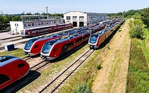 Новые поезда Stadler в Литве.