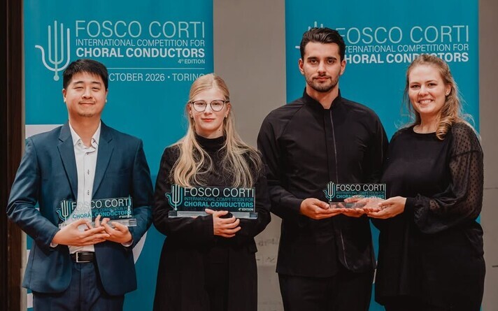 IV Fosco Corti nimelise rahvusvahelise koorijuhtide konkursi võitjad.