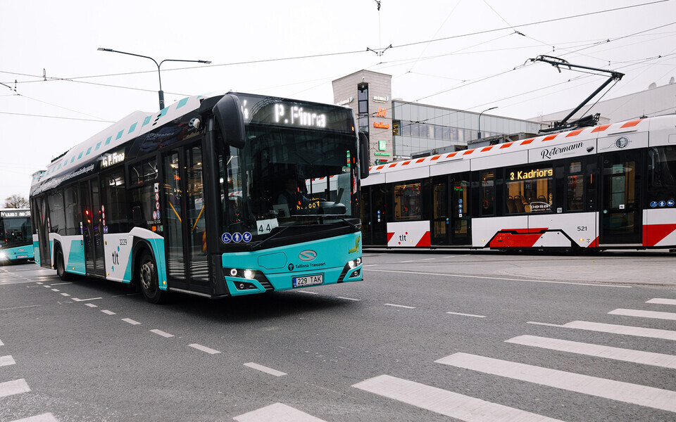 Tallinn city bus and tram.